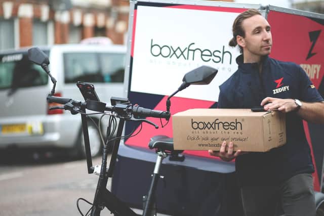 Boxxfresh, a Tichfield-based vegbox delivery service has teamed up with Zedify, a zero-emission e-bike firm.