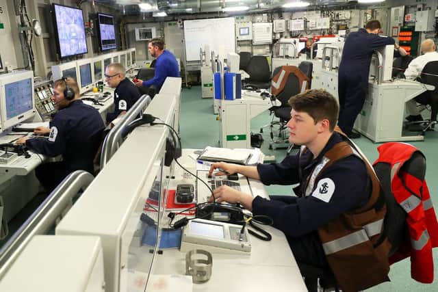Britain's newest aircraft carrier has hit top speed as she tested her engines to the max in the North Sea. HMS Prince of Wales thundered through the sea at 25 knots as her diesel generators and gas turbines were pushed to full throttle during only her second week of trials. Picture: LPhot Pepe Hogan