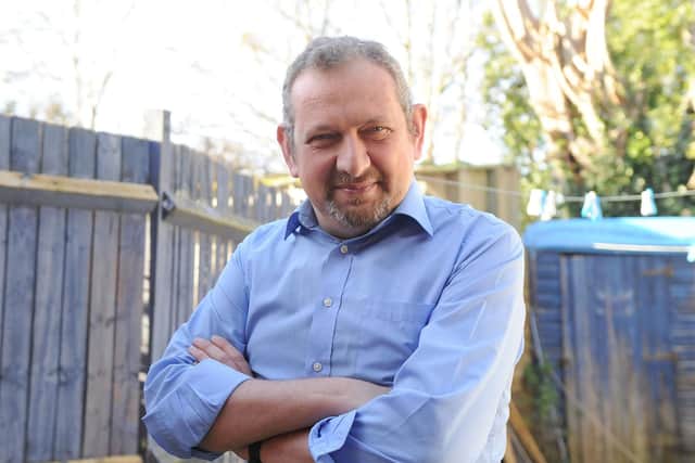 Eduardo Goncalves in home in Gosport. Picture: Habibur Rahman