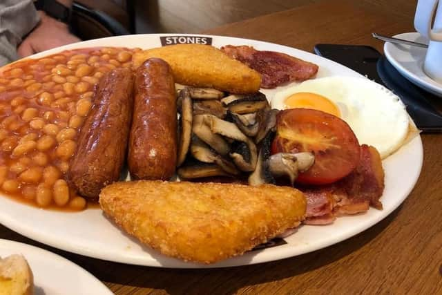 The Big Breakfast at Stones in West Street, Fareham.