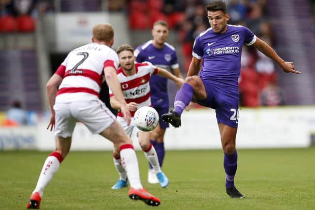 Doncaster Rovers v Pompey from the Keepmoat Stadium Picture: Daniel Chesterton/PinPep