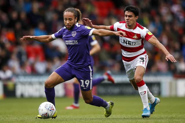 Doncaster Rovers v Pompey from the Keepmoat Stadium Picture: Daniel Chesterton/PinPep