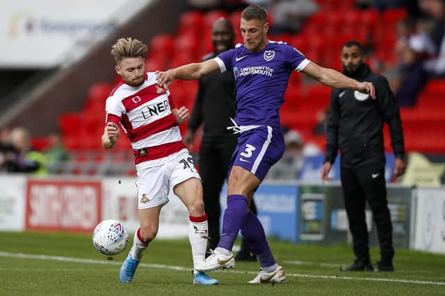 Doncaster Rovers v Pompey from the Keepmoat Stadium Picture: Daniel Chesterton/PinPep