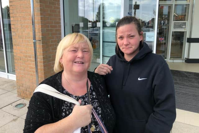 Michelle McNaughton celebrated her 57th birthday, with her daughter-in-law Kelly, at the opening of the new Lidl store.