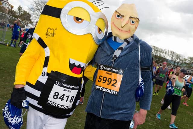 Great South Run 2017 - Mark Allen (Bournemouth) and Chris Middleton (Portsmouth), running for 'Julia's House', a Dorset based charity which provides respite for children with disabilities and other conditions, and their carers. Picture: Duncan Shepherd (171465-058)