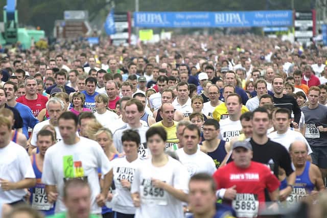 The 2001 Great South Run begins. Picture: Ian Hargreaves