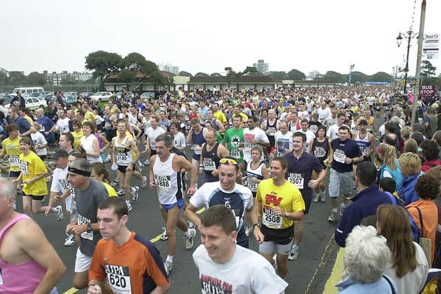 The 2001 Great South Run begins. Picture: Ian Hargreaves