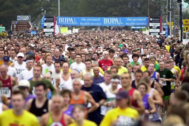 The 2001 Great South Run begins. Picture: Ian Hargreaves