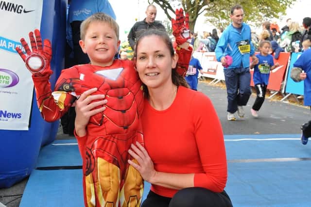 (left to right) Ben Price (6) and Jayne Wyatt (25)  from Gosport back in 2010. Picture: Malcolm Wells (103420-6937)