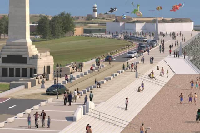 Visualisations of the sea defences