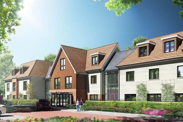 A CGI representation of the new care home in Barnes Lane, Sarisbury Green. Picture: WPR