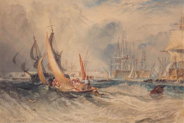 Entrance to Portsmouth Harbour by JMW Turner (1827) will be on show at Portsmouth City Museum as part of the Portsmouth Revisited exhibition.