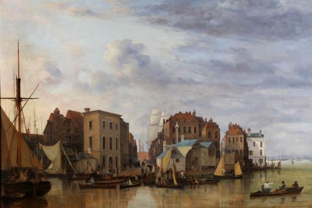 On the Point by Admiral Smyth, which is on display at the Portsmouth Revisited exhibition at Portsmouth Museum.