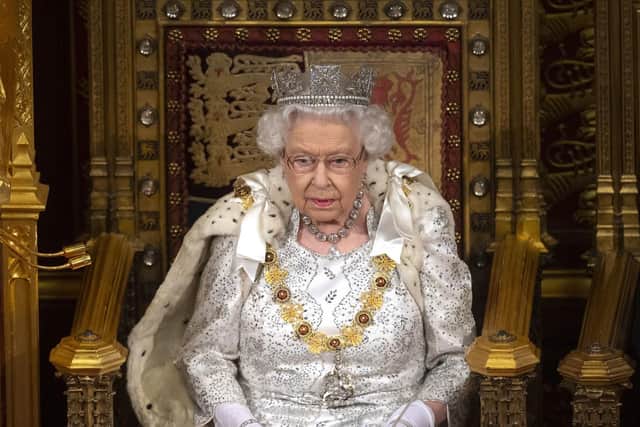 Queen Elizabeth II delivers the Queen's Speech during the state opening of parliament in the House of Lords. Picture: Victoria Jones/PA Wire
