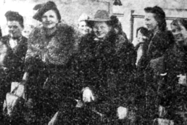 After escaping from the horrors of the Second World War in Europe, happy displaced people arrive at Havant in 1947. Picture: The News archive
