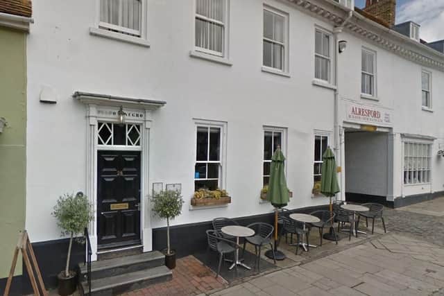 This restaurant is in 28 Broad St, Alresford.