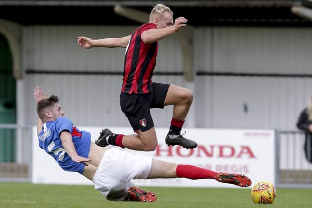 Matt Casey in action for Pompey reserves against Bournemouth. Picture: Robin Jones/ Digital South