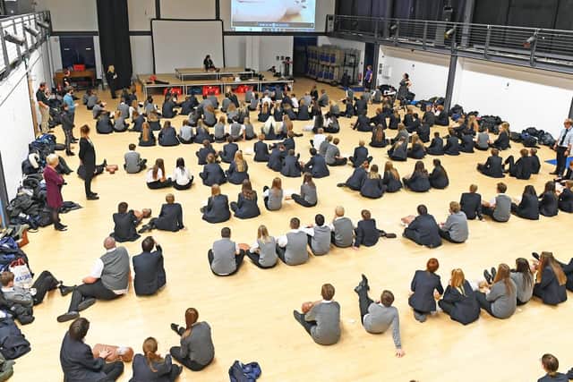 Horndean Technology College played host to Southern Health's largest ever first aid training event.

Picture: Malcolm Wells