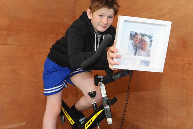 Korey Skinner (12) from Warsash, completed a 200 mile cycle challenge at Holly Hill Leisure Centre from 4th-26th September, raising money for Cancer Research UK.