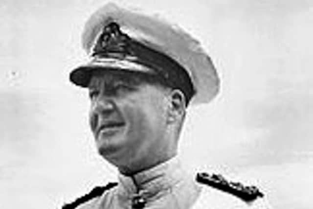 Admiral Fraser while serving in the Far East, 1945.