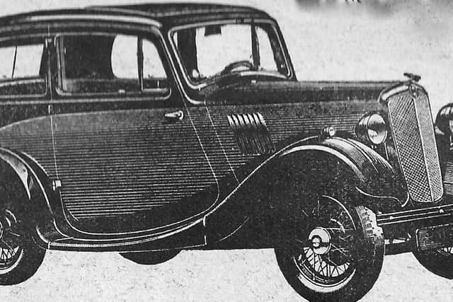 A Morris Eight from 1936.