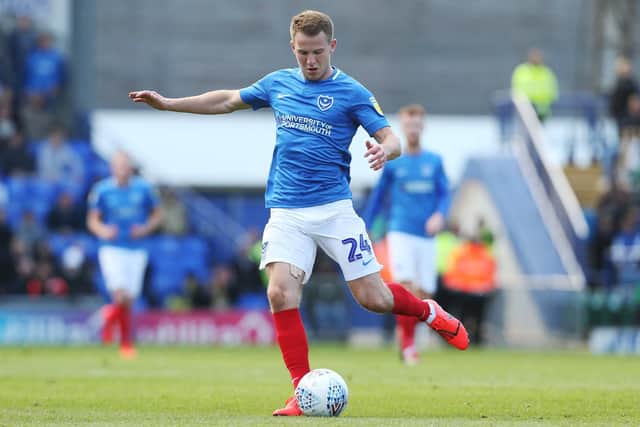 James Bolton was living with Bryn Morris after he joined Pompey in the summer. Picture: Joe Pepler