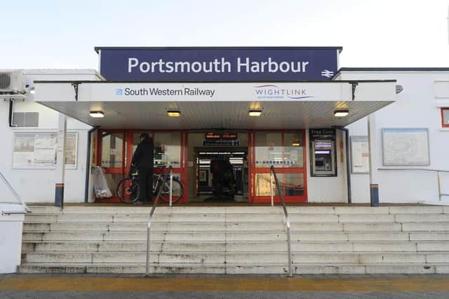 Portsmouth Harbour station. Picture: Malcolm Wells
