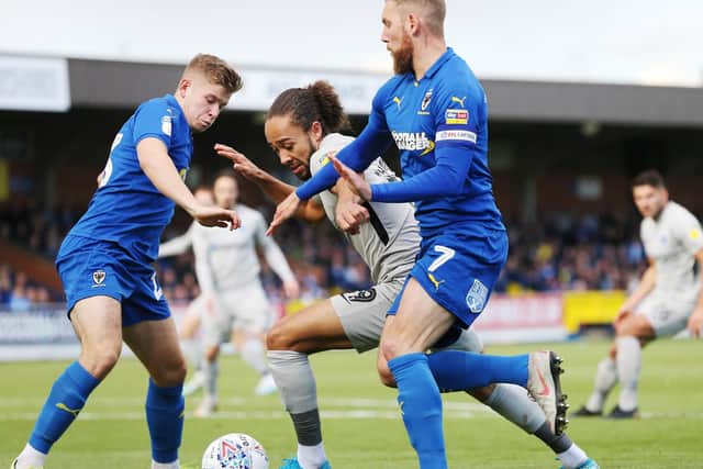 AFC Wimbledon v Pompey from Kingsmeadow