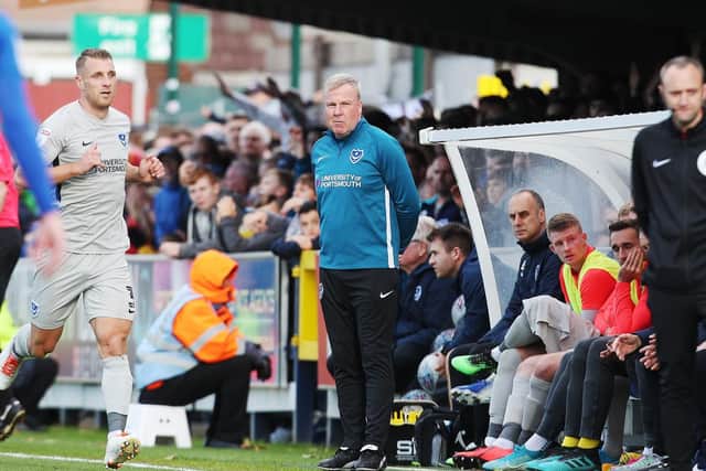 AFC Wimbledon v Pompey from Kingsmeadow