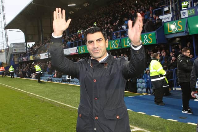 Former Pompey defender Ricardo Rocha on his return to Fratton Park in January 2018