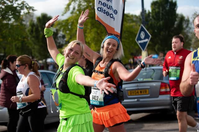 Action from the Great South Run. (201019-231)