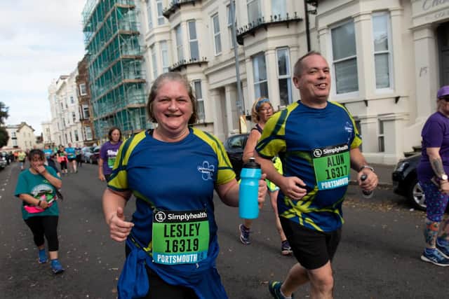 Action from the Great South Run. (201019-280)