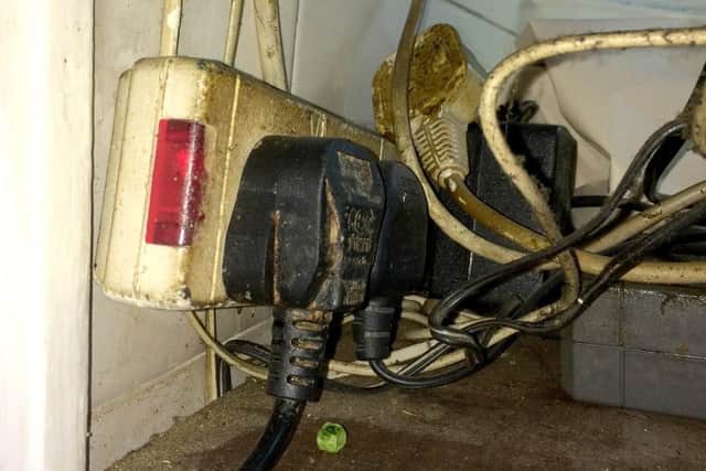 A filthy extension cable in the kitchen
Picture: Portsmouth City Council