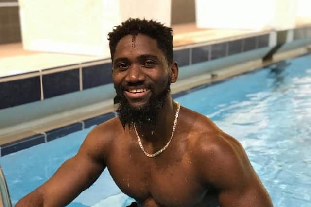 Andrew Kamara at Mountbatten Leisure Centre
