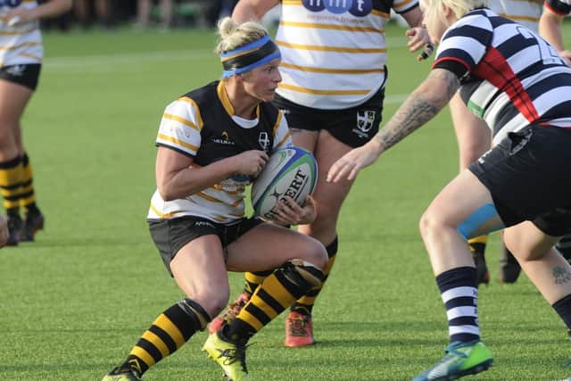 Portsmouth's Abbi Harding, left