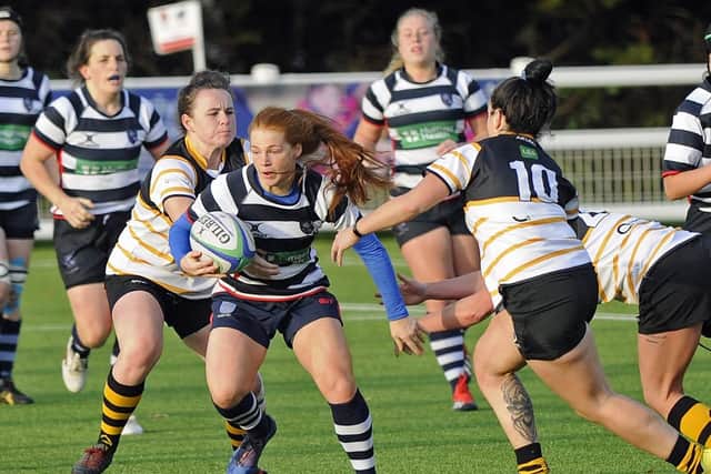 Havant's Kirsty Hopkins in possession