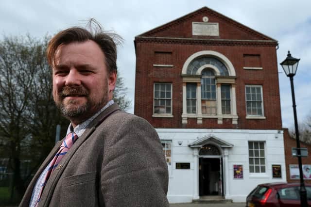 Artistic director Richard Stride at Groundlings Theatre, Kent Road, Portsmouth. Picture: Chris Moorhouse