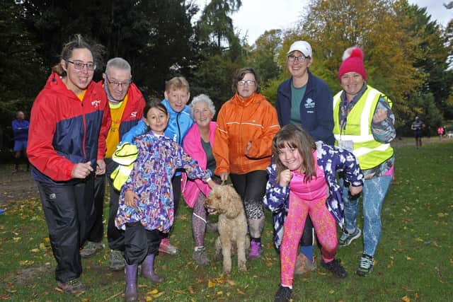 Victory AC members at the Havant parkrun