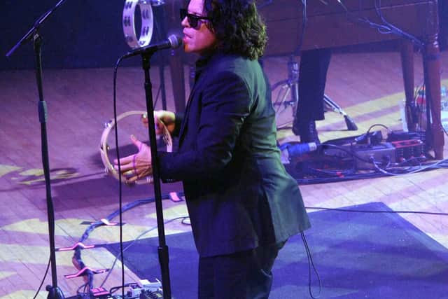 Ian Astbury of The Cult at Portsmouth Guildhall, October 29, 2019. Picture by Paul Windsor