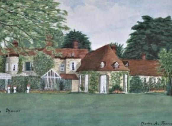 The painting of Wymering Manor by Charles A Pearce dates back to 1907. Picture: Tom Ingram / Wymering Manor Trust