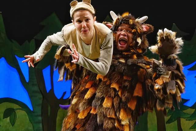 The Gruffalo and Mouse in Tall Stories' adaptation of Julia Donaldson and Axel Scheffler's classic picture book