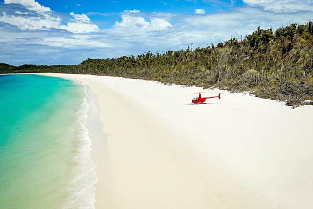 Whitehaven Beach in the Whitsundays, Australia.