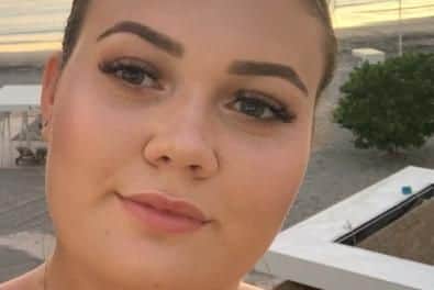 Hanna Doswell, 19, who has been left paying to repair her Mini Cooper.