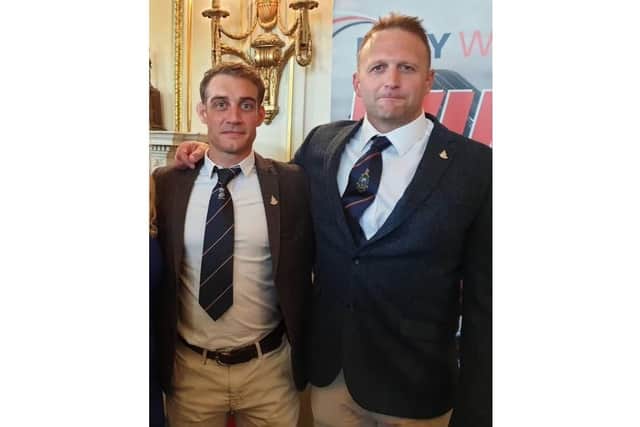 Sgt Adam Baird, 29 from Havant, (left) and Colour Sergeant Ash Morris, 38, have been selected for Great Britain's two-man bobsleigh squad competing in the Europa Cup next month