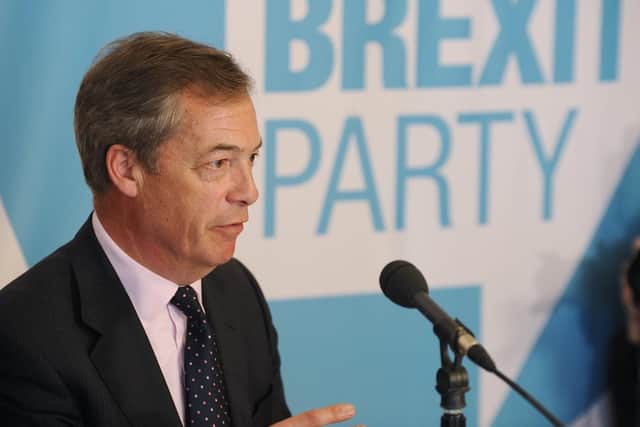 Brexit Party leader Nigel Farage. Picture: David Lowndes