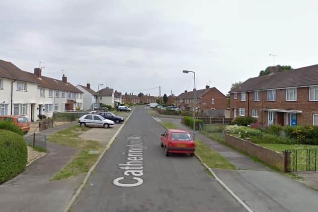 The stabbing happened in Catherington Way, Leigh Park. Picture: Google Maps