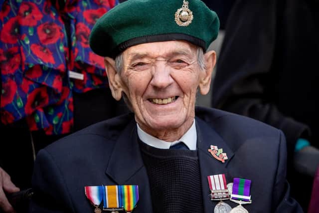 Peter Hackett rose to the rank of Corporal during his time in the Royal Marines. Picture: Habibur Rahman