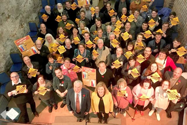 Portsmouth Liberal Democrats rally to celebrate their official campaign launch in the city for the 2019 General Election. Picture: Portsmouth Lib Dems