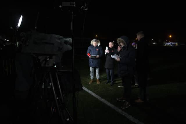 BT Sport prepare to go live during a power cut