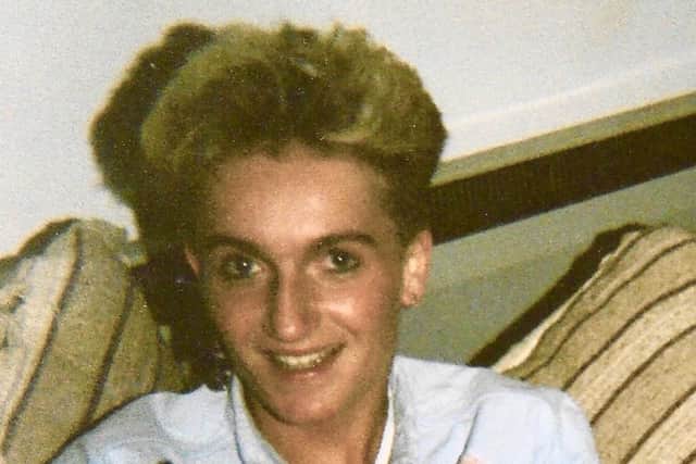 Corinna Walgar on a visit to Portsmouth, aged 21, in 1987.